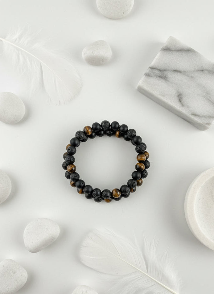grounding protection stone bracelet