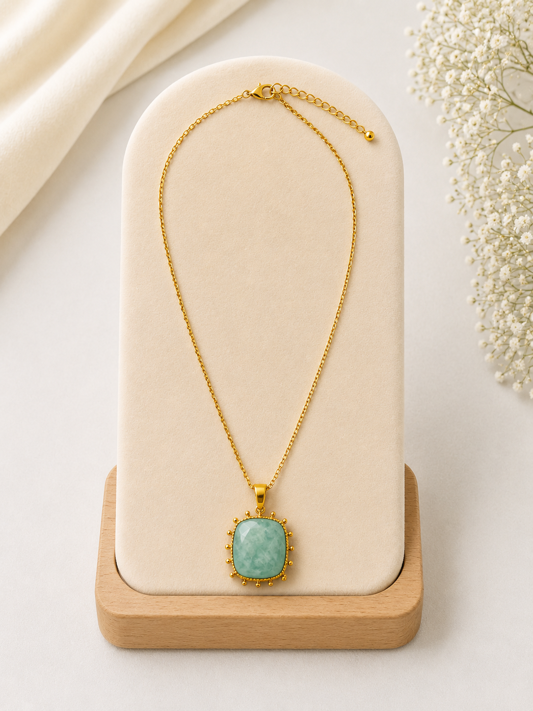 Amazonite Signature Pendant Necklace