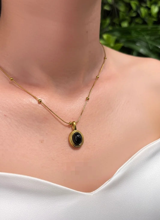 Black Obsidian Necklace – Protective Strength & Mystical Charm