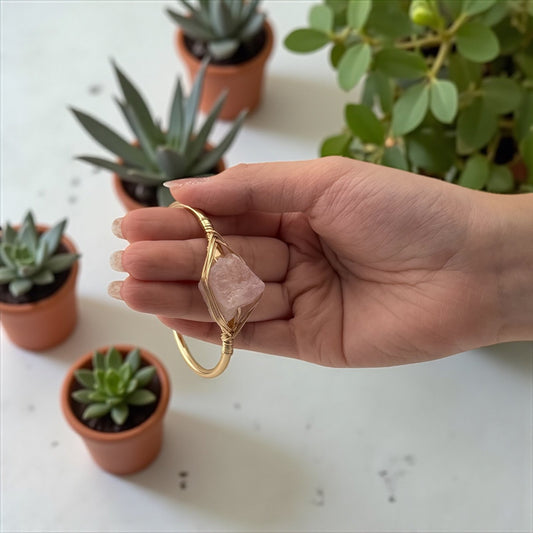Rose Quartz Bracelet – Romantic Elegance & Heartfelt Grace
