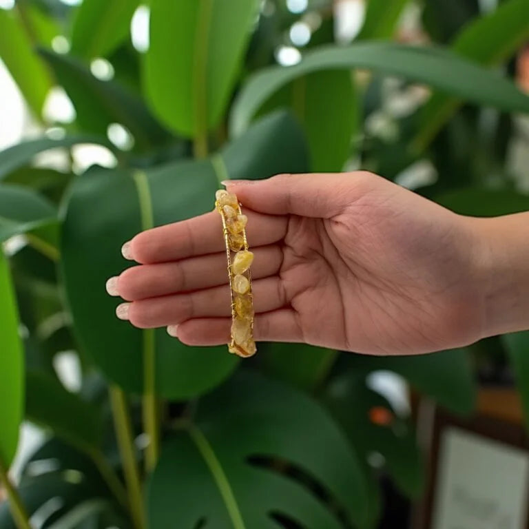 Citrine Chip Bracelet – Radiant Energy & Abundant Glow