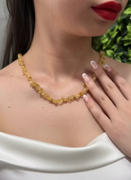 Citrine Necklace – Radiant Energy & Abundant Flow