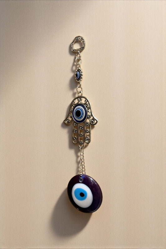Hamsa Evil Eye Dream Catcher – Spiritual Hamsa Hand Evil Eye Wall Hanging