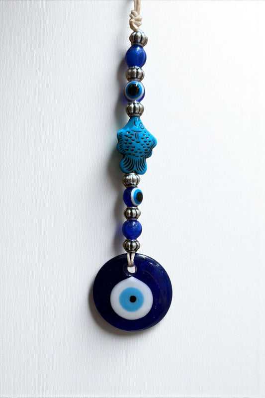 Evil Eye Dream Catcher Wall Hanging – Handmade Evil Eye Hanging Dream Catcher