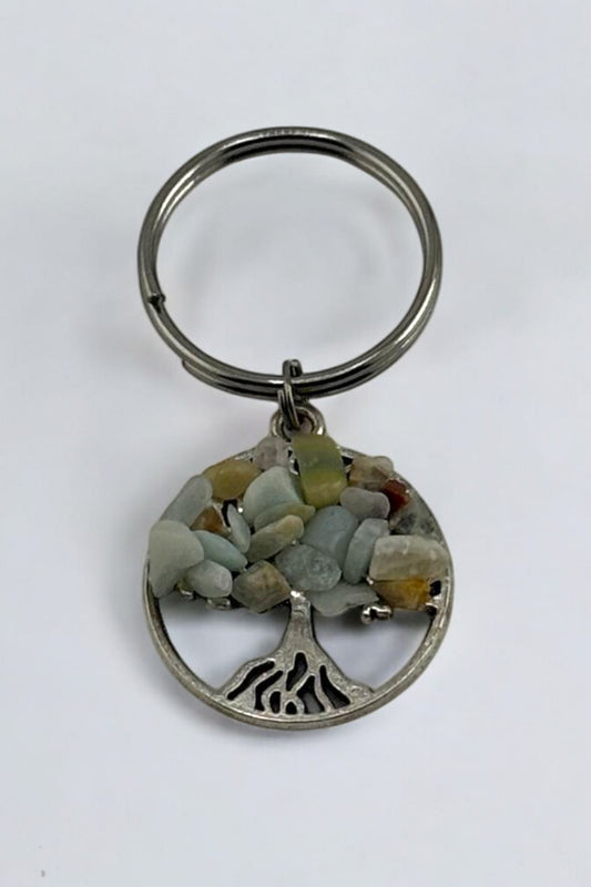 Green Aventurine Good Luck Keychain