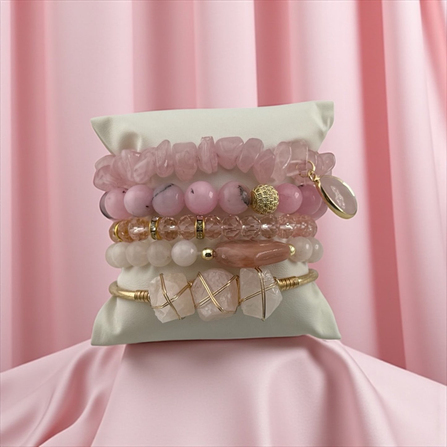 Rose Quartz Bracelet – Romantic Glow & Loving Spirit