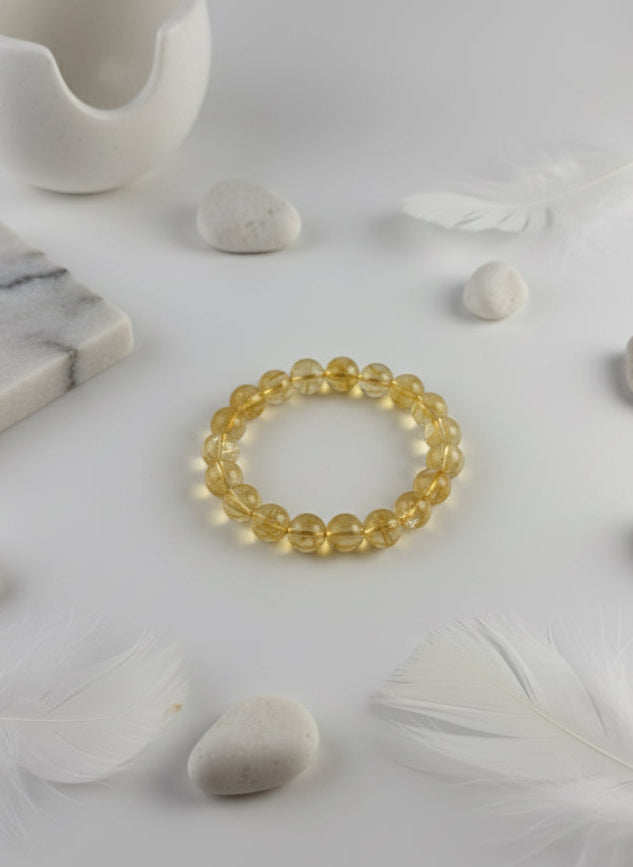 golden crystal men’s bracelet