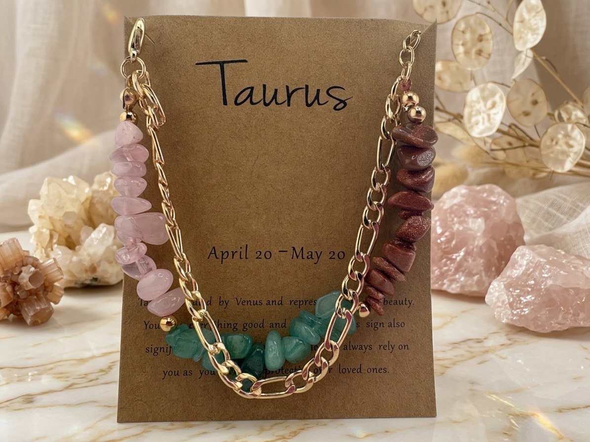 Taurus Zodiac Harmony Crystal Bracelet