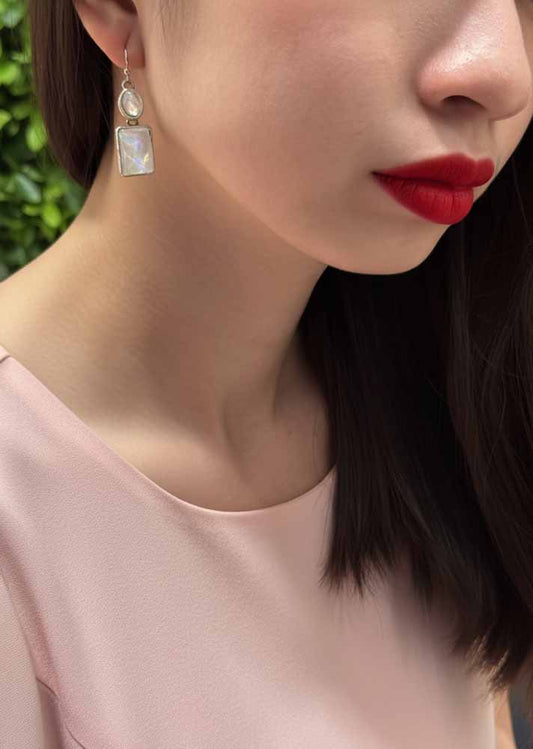 Moonstone Dangle Earrings - Lunar Dream