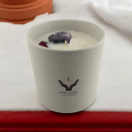 Lunar Rune – Calm Mind & Divine Light Candle
