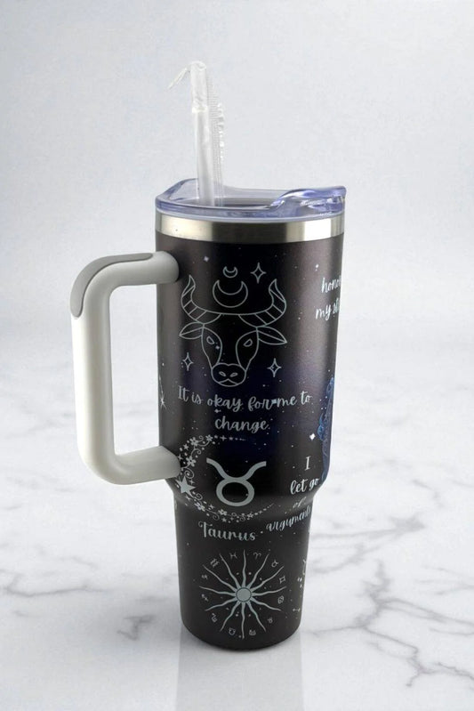 Earthbound Taurus Zodiac Tumbler – Embrace the Power of Stability