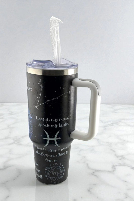 Mystic Pisces Zodiac Tumbler – Flow with Feeling