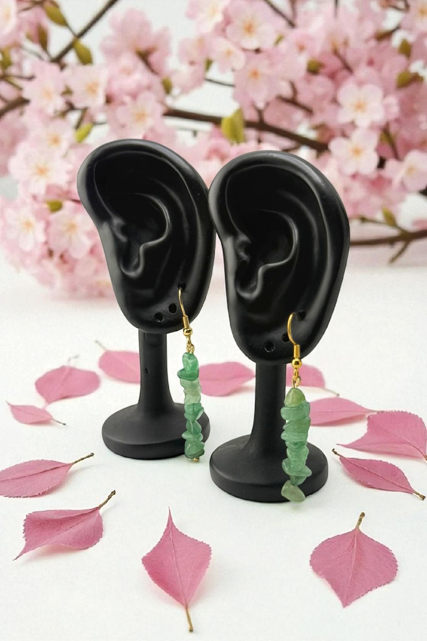 Spring Soul – Green Aventurine Earrings