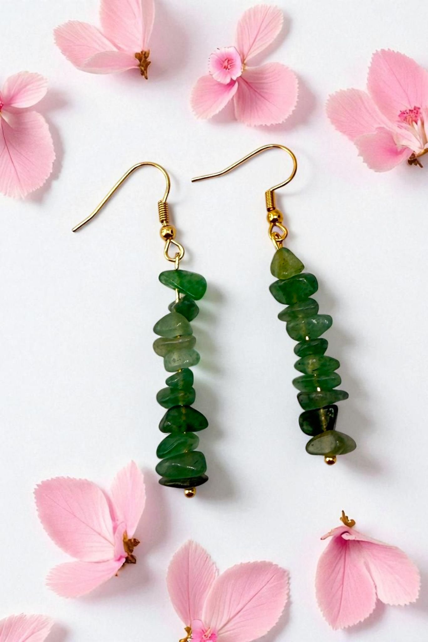 Spring Soul – Green Aventurine Earrings
