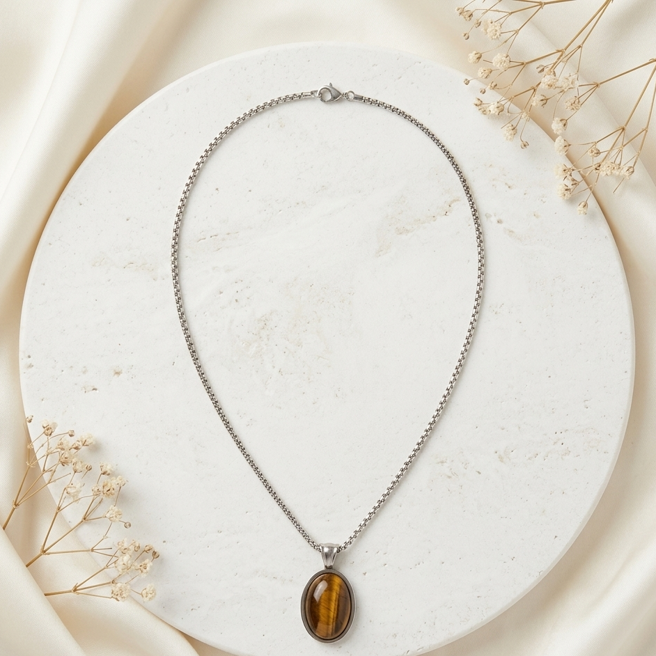 Tiger Eye Valor Necklace