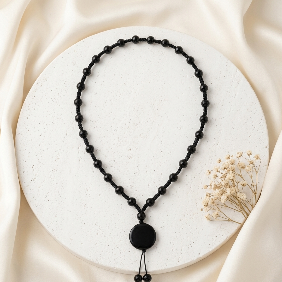 Black Onyx Eclipse Harmony Necklace
