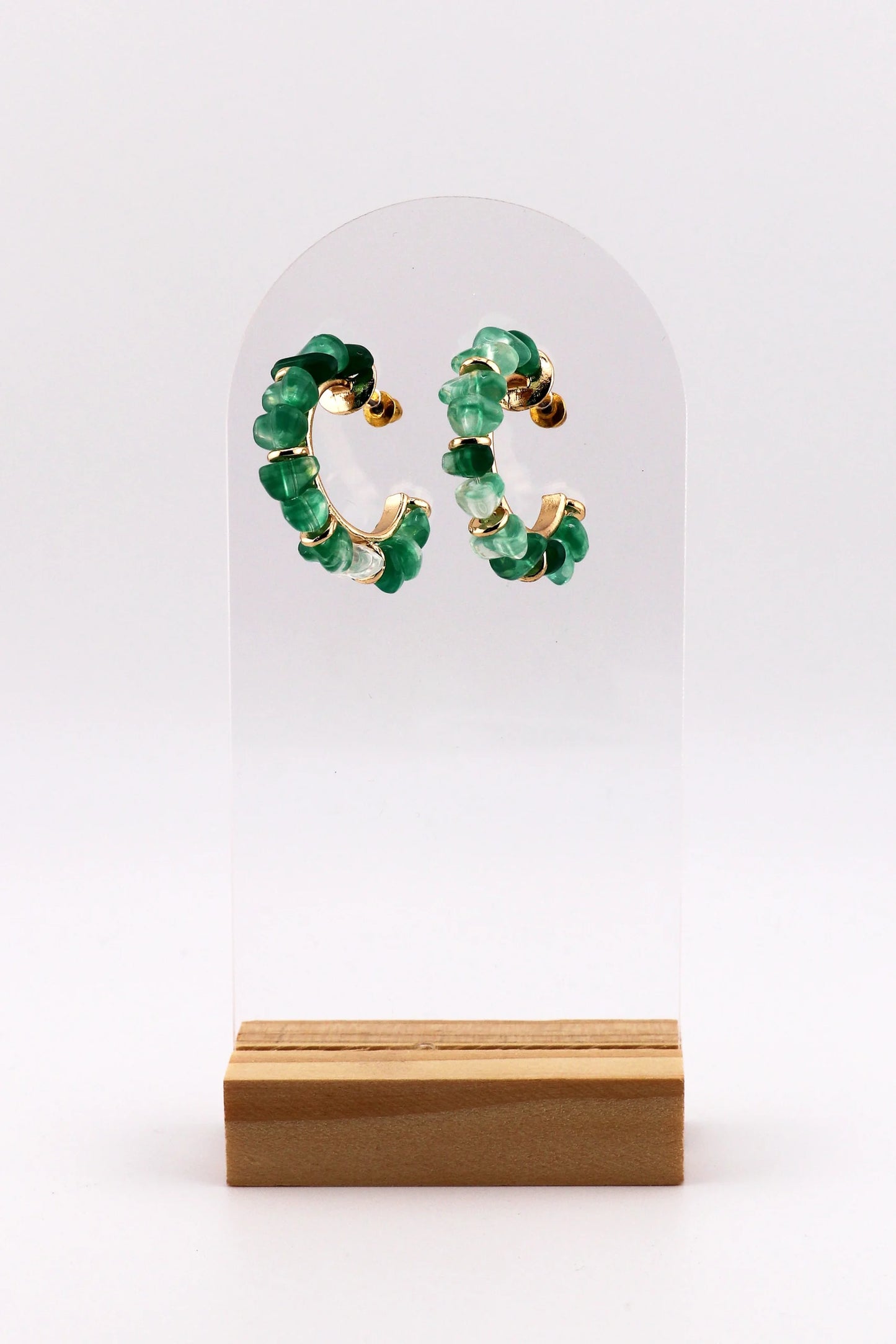 Jade Bloom – Harmony Hoop Earrings