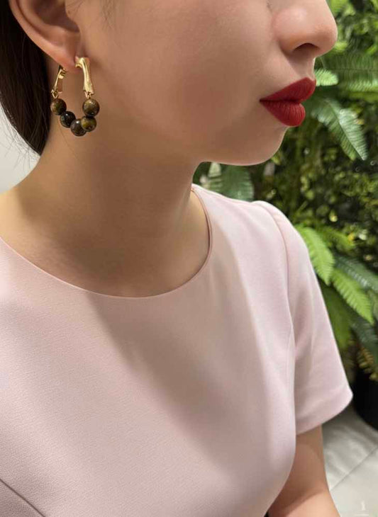 Tiger Eye Earrings – Rooted in Power