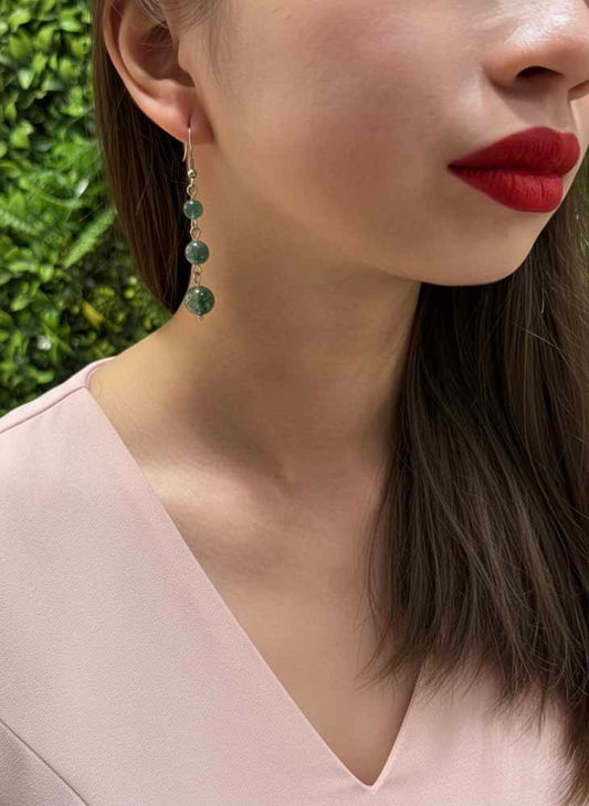 Verdant Soul – Green Aventurine Drops