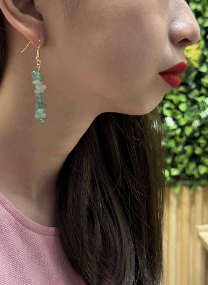 Spring Soul – Green Aventurine Earrings