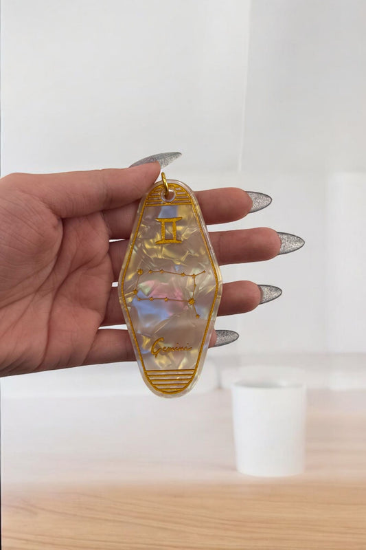 Zodiac sign keychain - Gemini
