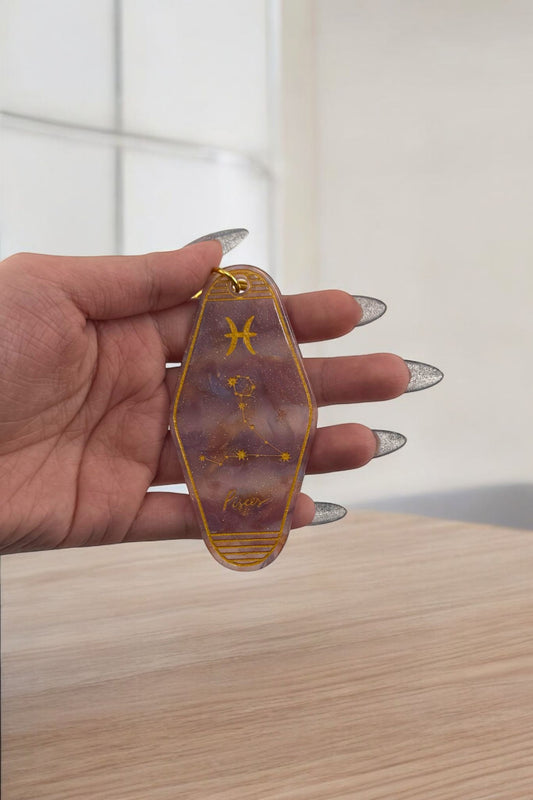 Zodiac sign keychain - Pisces