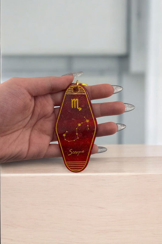 Zodiac sign keychain - Scorpio