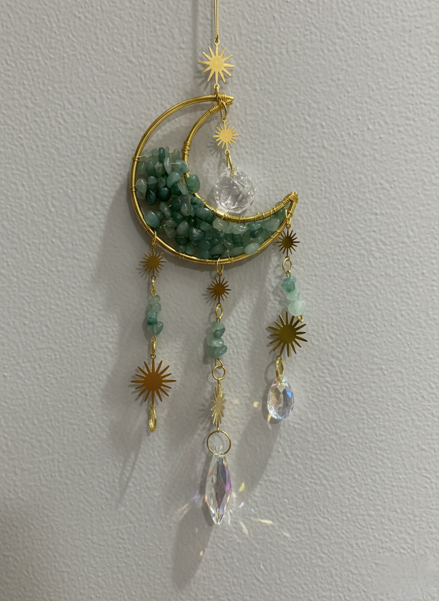 Jade Dream Catcher – Handmade Jade Stone Dream Catcher for Positive Energy