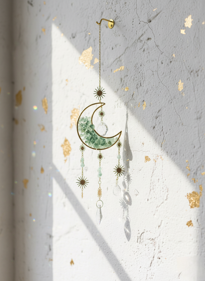 Jade Dream Catcher – Handmade Jade Stone Dream Catcher for Positive Energy