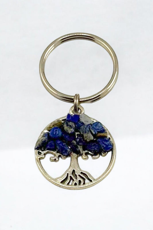 Blue Lapis Lazuli Calm Energy Keychain
