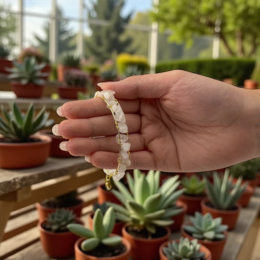 Natural Labradorite Bracelet – Mystical Glow & Protective Energy