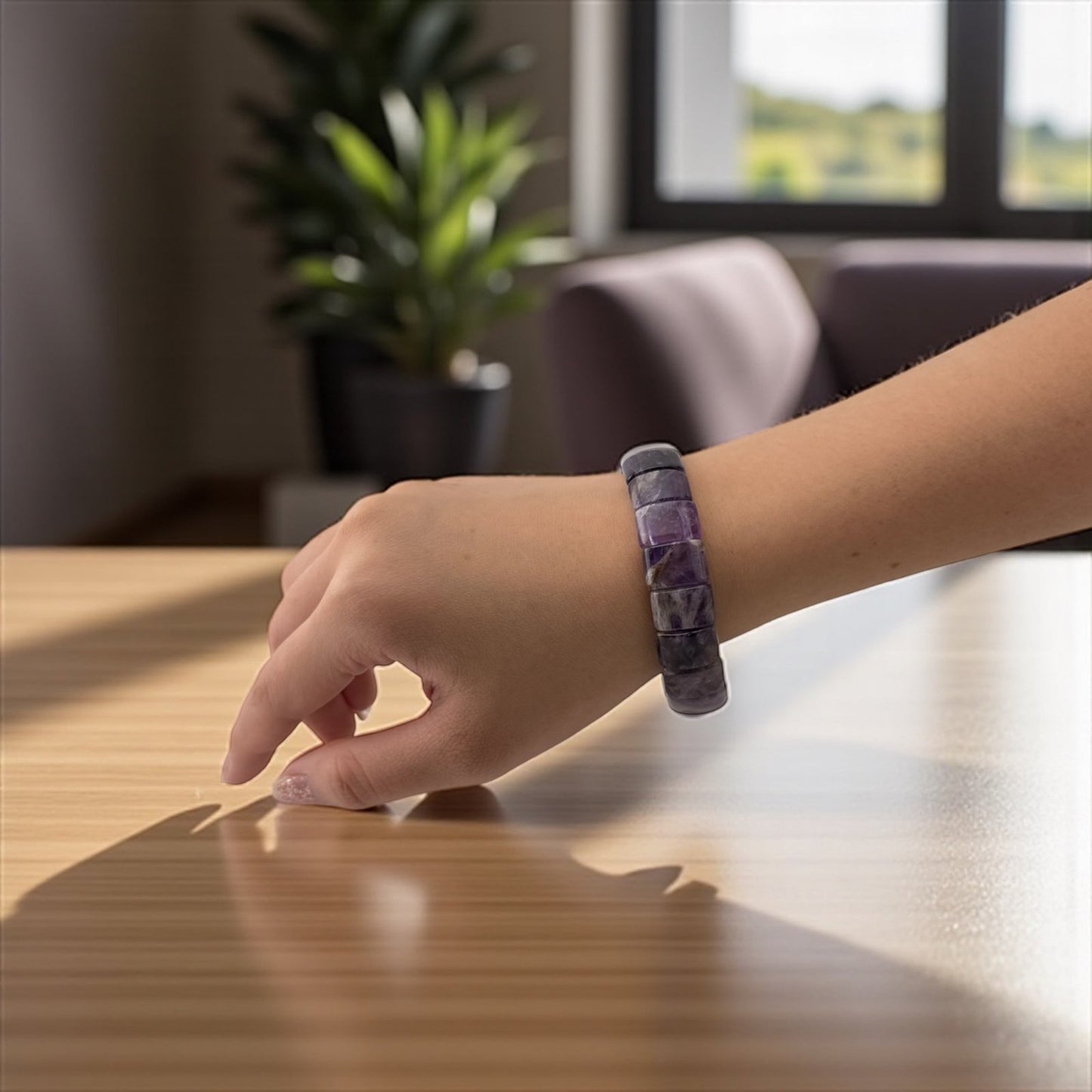Amethyst Bracelet – Intuition, Serenity & Spiritual Peace