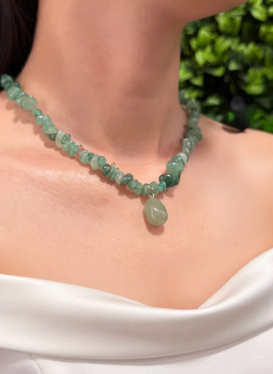 Natural Jade Necklace – Serene Balance & Timeless Grace