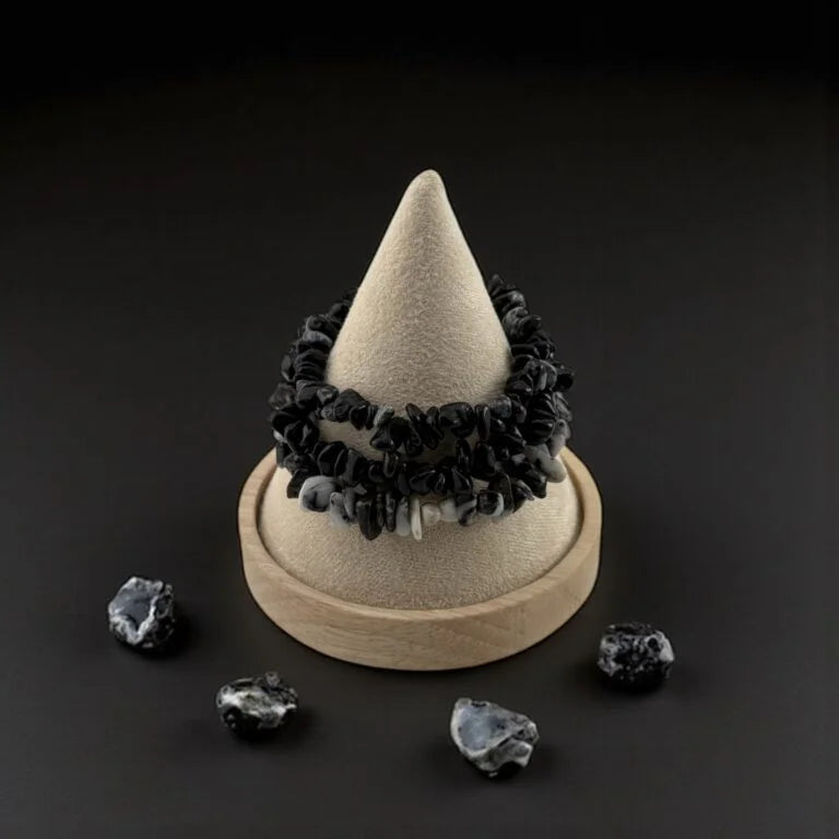 Black Tourmaline Bracelet – Protective Aura & Strong Energy