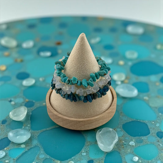 Turquoise & Moonstone Bracelet – Tranquil Spirit & Intuitive Glow