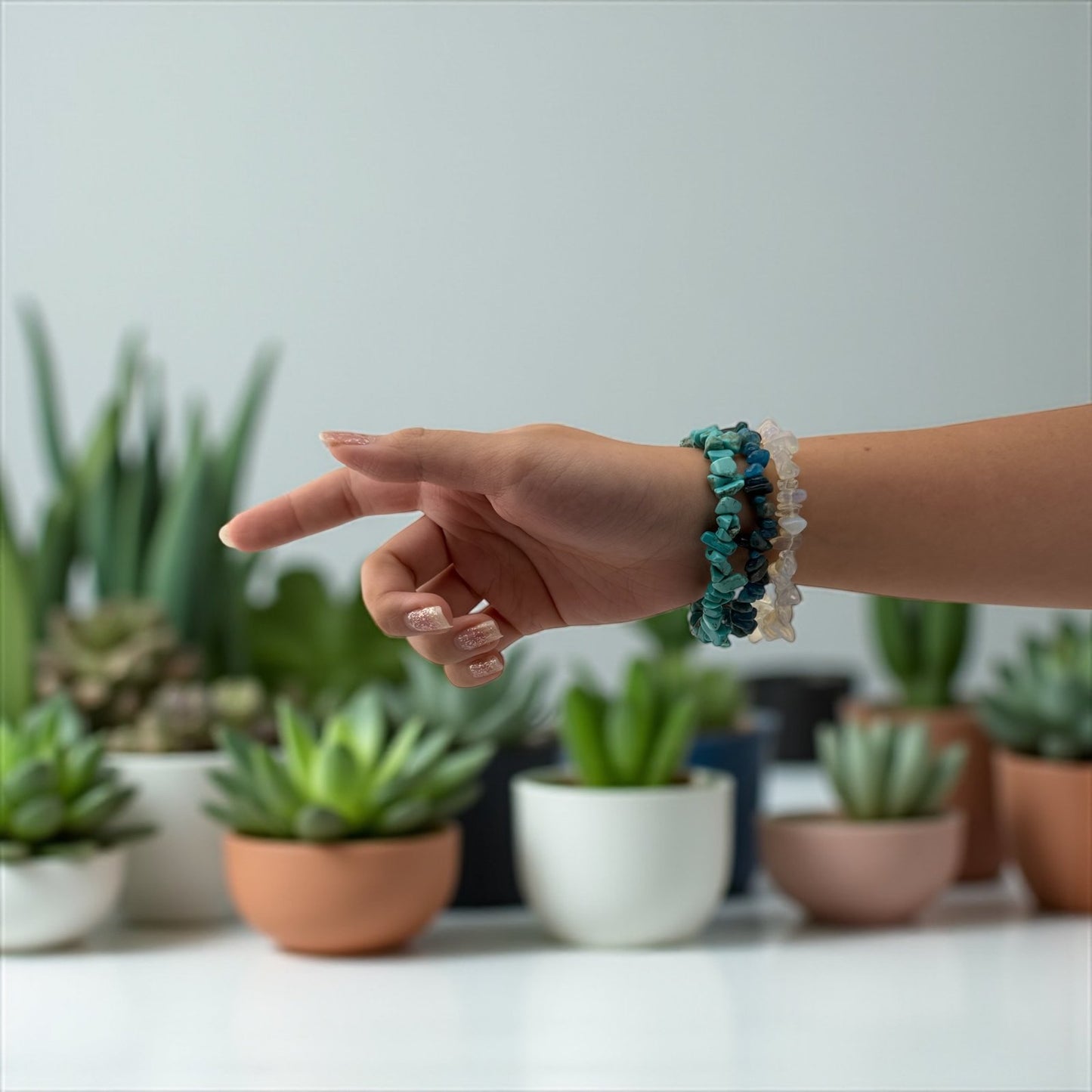 Turquoise & Moonstone Bracelet – Tranquil Spirit & Intuitive Glow