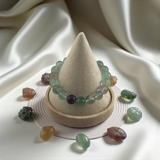 Fluorite Bracelet – Clarity, Focus & Healing Spirit