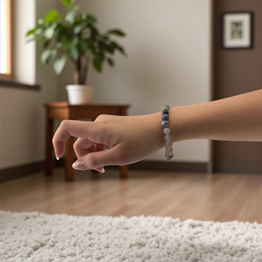 Grey Jasper Bracelet – Stability, Balance & Earthy Strength