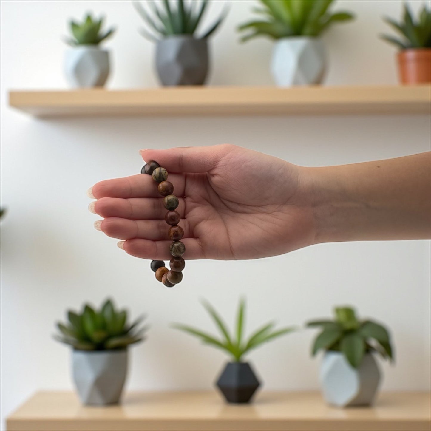 Jasper, Black Onyx & Tiger Eye Bracelet – Bold Energy & Grounded Strength