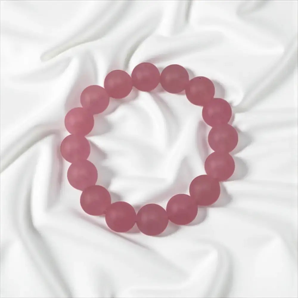 Pink Agate Bracelet – Feminine Energy & Playful Glow
