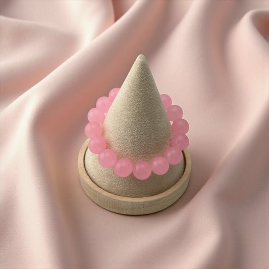 Pink Agate Bracelet – Feminine Energy & Playful Glow