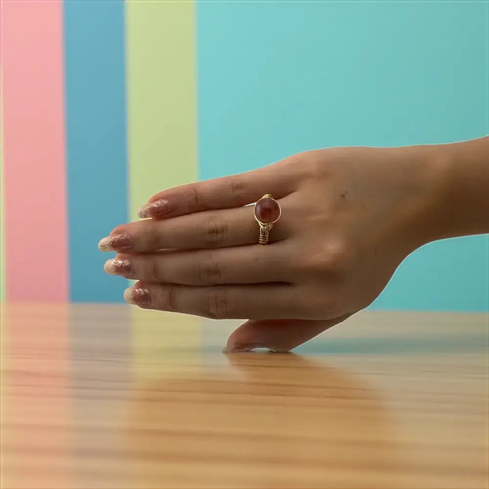 Blush Bond Rose Quartz Ring – Invite Love & Embrace Softness