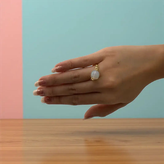 Moon Whisper Opalite Ring – Speak Light & Hold Clarity