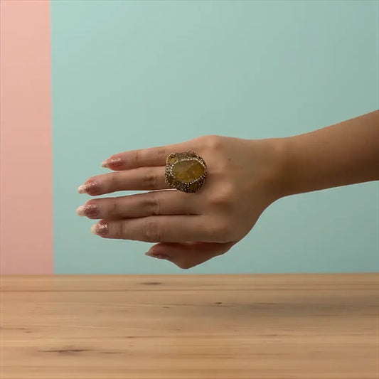 Solar Luxe Citrine Ring – Command Energy & Radiate Confidence