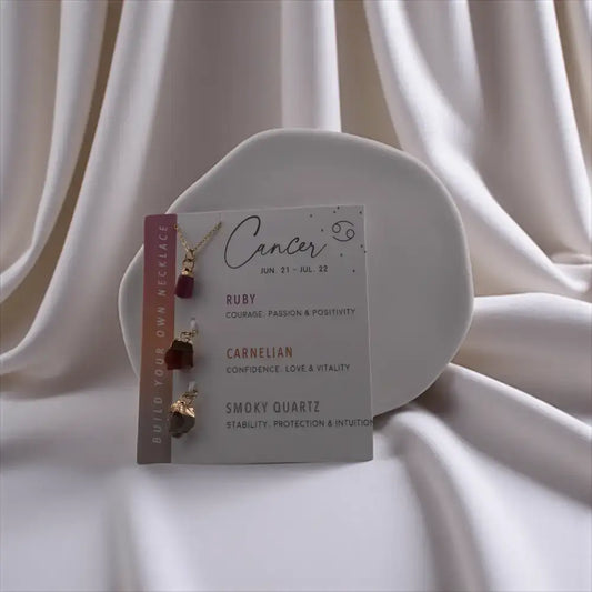 Ruby, Carnelian & Smoky Quartz Necklace – Passion, Vitality & Grounded Elegance