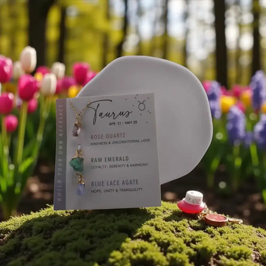 Rose Quartz, Raw Emerald & Blue Lace Agate Necklace – Pure Love with Natural Harmony