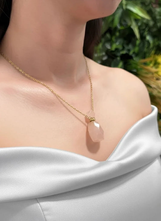 Rose Quartz Necklace – Gentle Love & Compassionate Glow