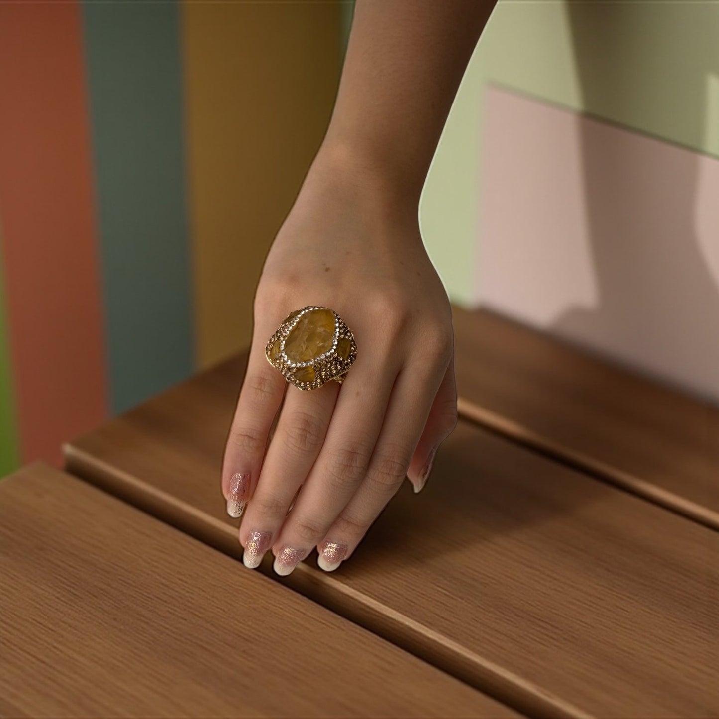 Solar Luxe Citrine Ring – Command Energy & Radiate Confidence