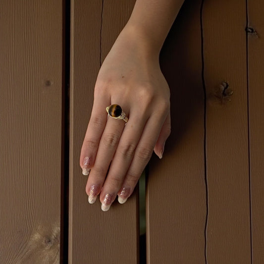 Tiger Clarity Cartier Tiger Eye Ring – Stay Sharp & Move Bold