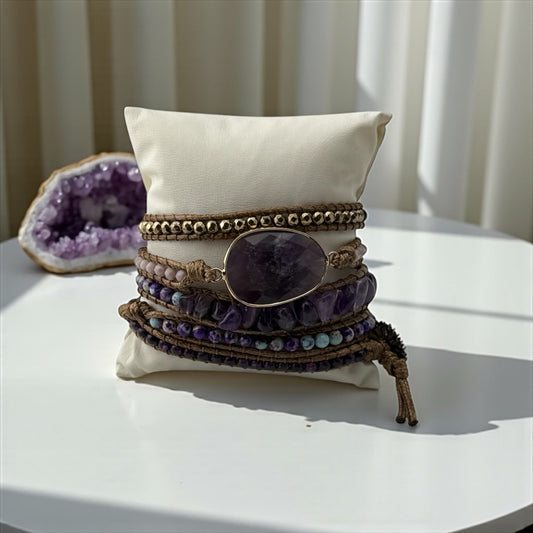 Amethyst Bracelet – Intuition, Calm & Healing Spirit
